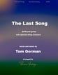 The Last Song SATB choral sheet music cover